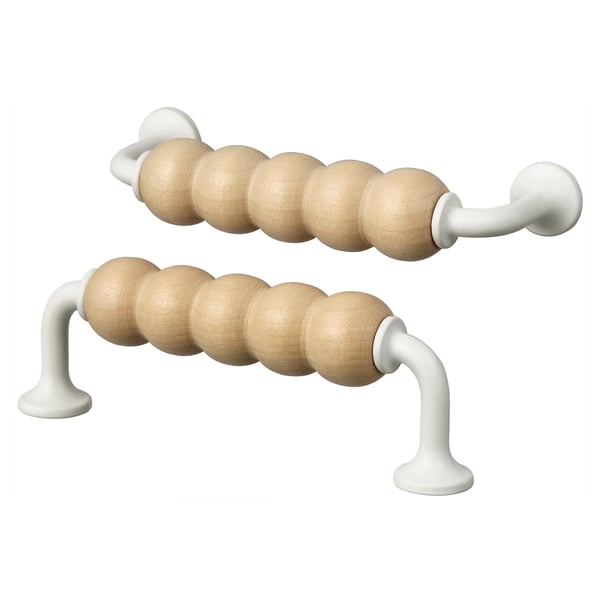 LAPPMES handle, birch, 112 mm, 2 pack
