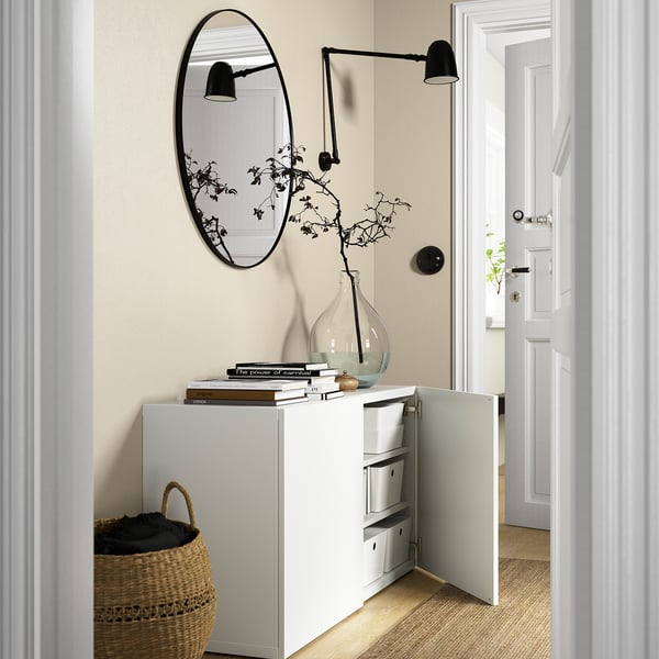 LAPPVIKEN door, white, 60x64 cm