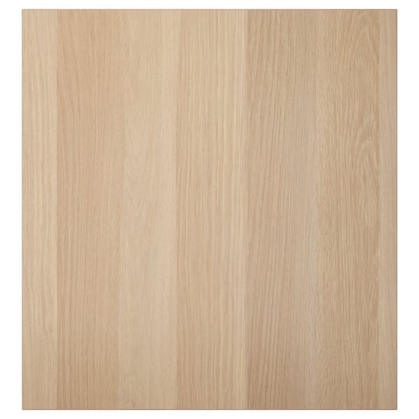 LAPPVIKEN door, white stained oak effect, 60x64 cm