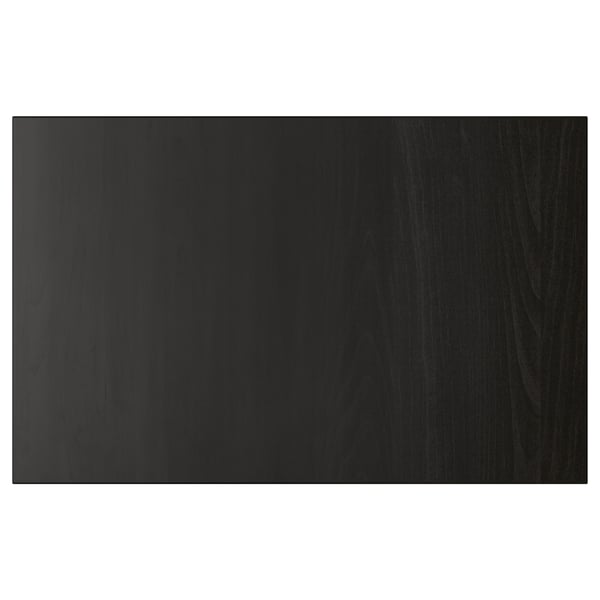 LAPPVIKEN door/drawer front, black-brown, 60x38 cm