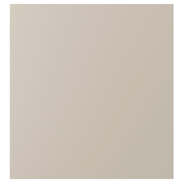 LAPPVIKEN - LAPPVIKEN Door, light grey-beige, 60x64 cm