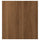 LAPPVIKEN door, brown/walnut effect, 60x64 cm