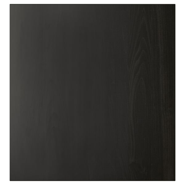 LAPPVIKEN - LAPPVIKEN Door, black-brown, 60x64 cm