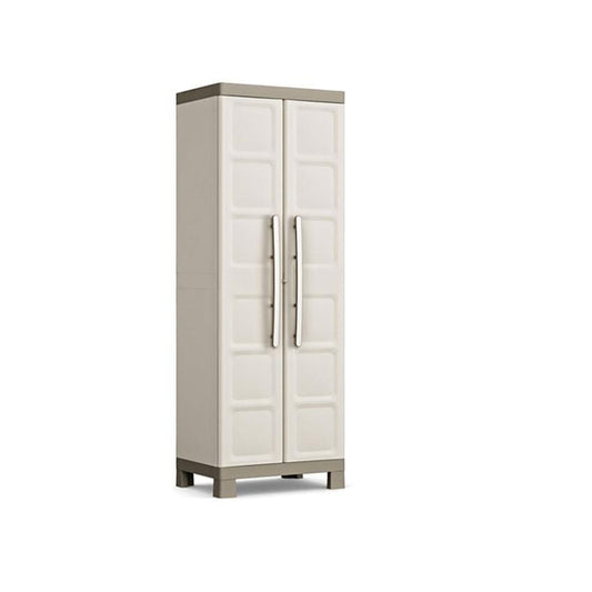 Bricocenter EXCELLENCE HIGH MULTI-PIANE ADJUSTABLE CABINET - 65x45x182H BEIGE/TORTURE