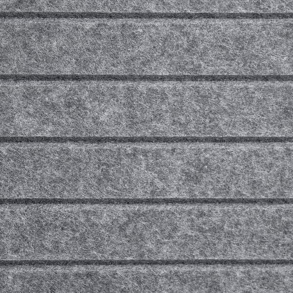 LARKOLLEN felt panel for sliding doors, dark grey, 80x40-240 cm