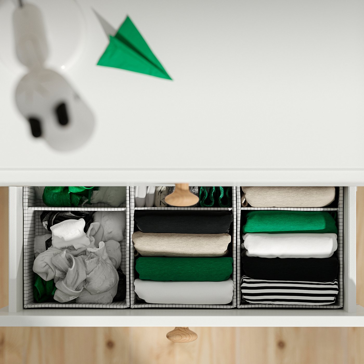 LASTARE wardrobe combination, white/blue, 60x42x201 cm