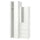 LASTARE wardrobe combination, white/with height extension unit, 120x62x236 cm