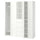 LASTARE wardrobe combination, white, 180x42x200 cm