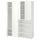 LASTARE wardrobe combination, white, 160x42x200 cm