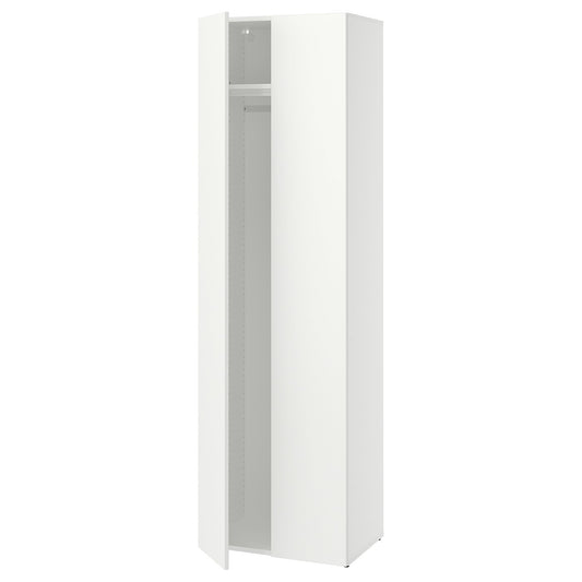 LASTARE wardrobe combination, white, 60x42x200 cm