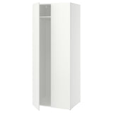 LASTARE wardrobe combination, white, 80x62x200 cm