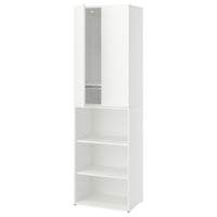 LASTARE wardrobe combination, white, 60x42x200 cm