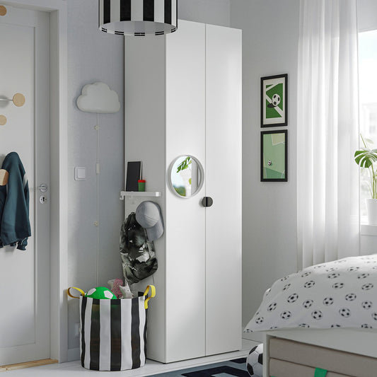 LASTARE wardrobe combination, white, 60x42x200 cm
