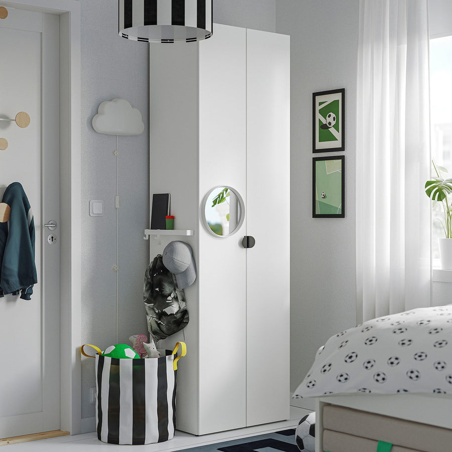 LASTARE wardrobe combination, white, 60x42x200 cm