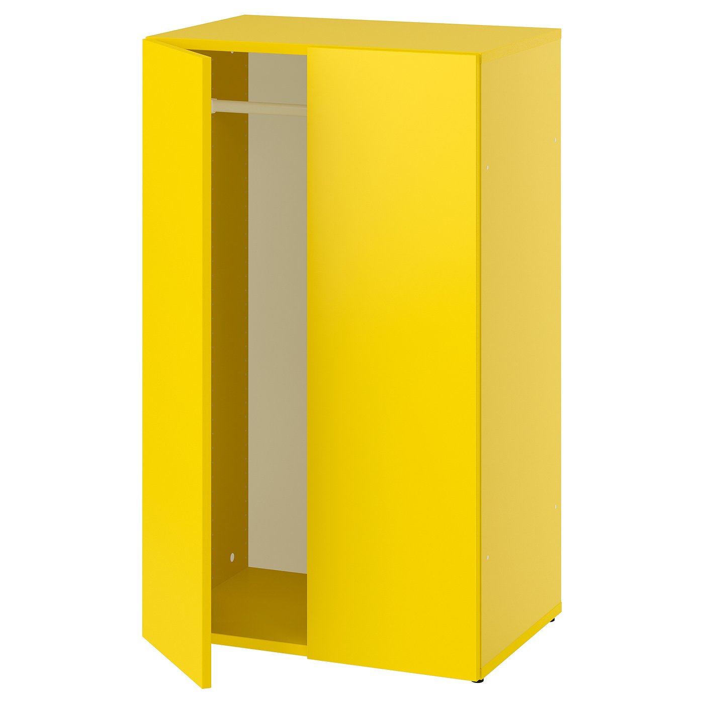 LASTARE wardrobe combination, yellow, 60x42x100 cm