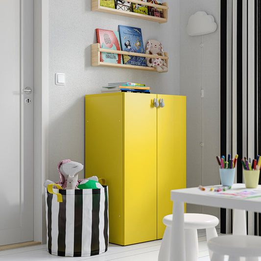 LASTARE wardrobe combination, yellow, 60x42x100 cm