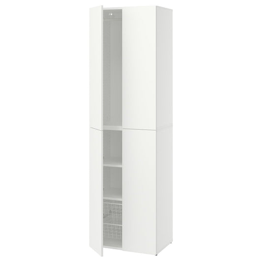 LASTARE storage combination, white, 60x42x200 cm