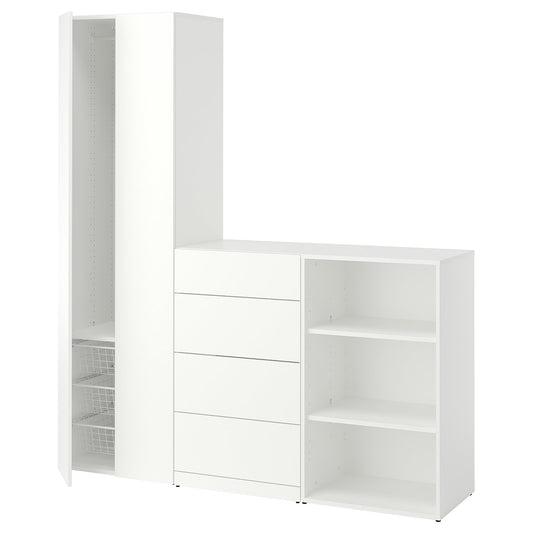 LASTARE storage combination, white, 180x42x200 cm