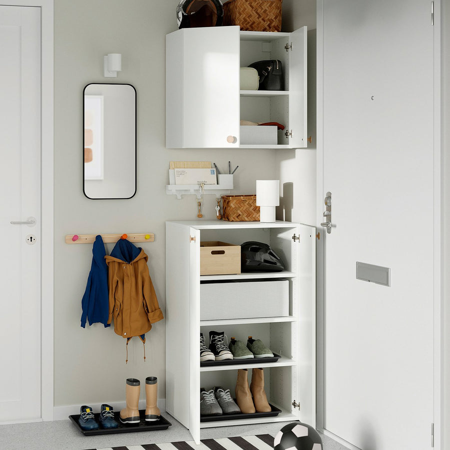 LASTARE storage combination, white, 60x42x201 cm
