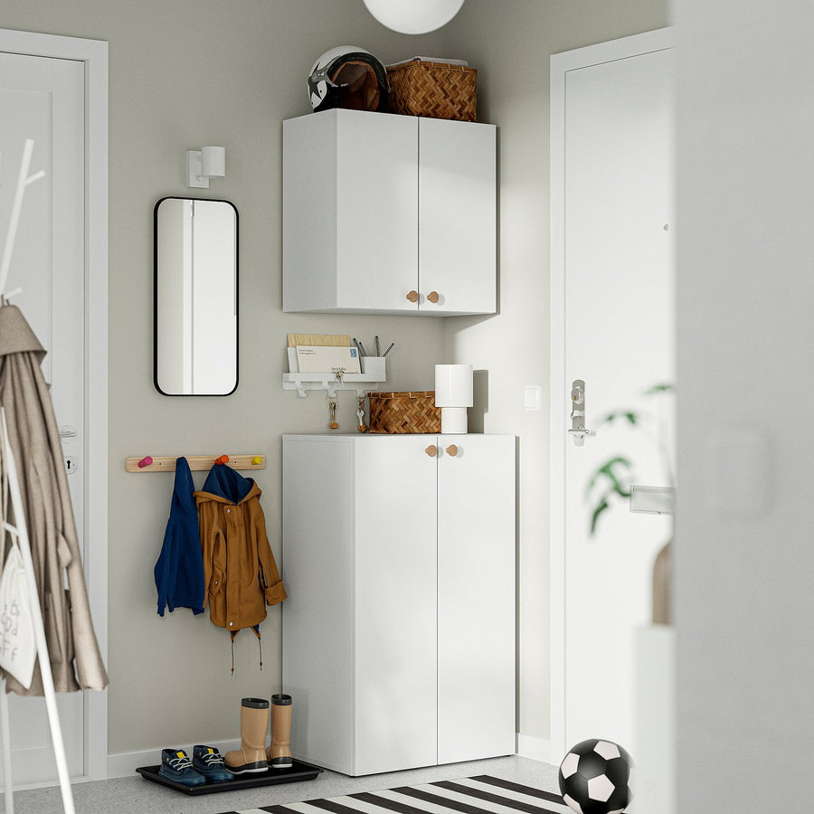 LASTARE storage combination, white, 60x42x201 cm