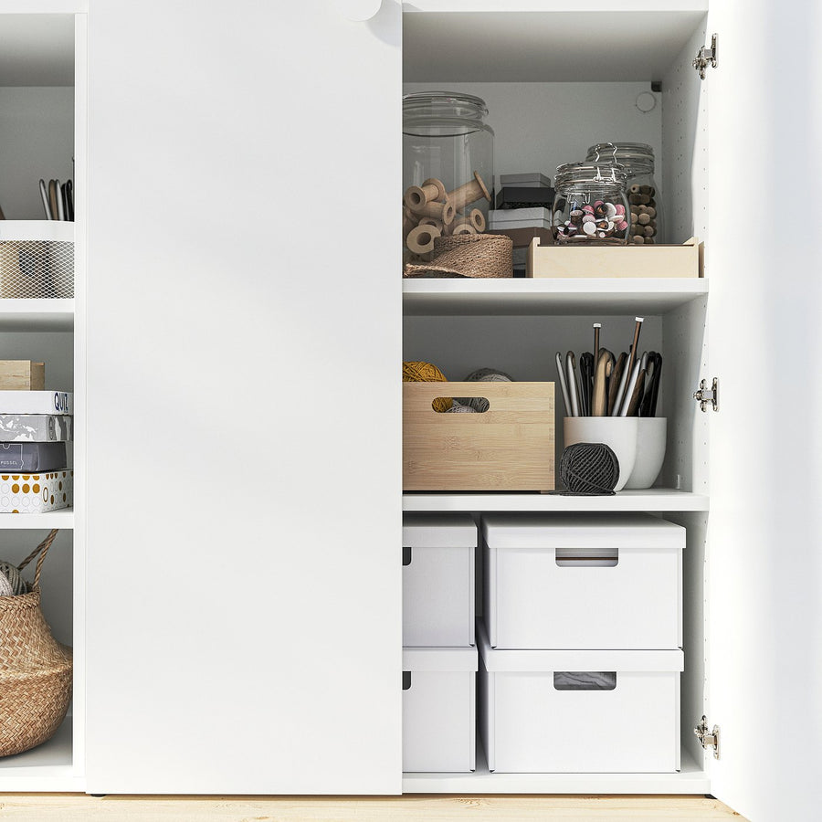 LASTARE storage combination, white, 240x42x200 cm