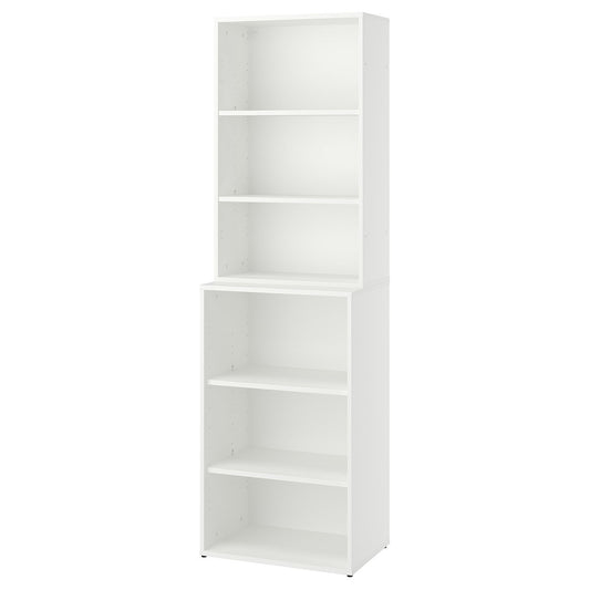 LASTARE shelving combination, white, 60x42x200 cm