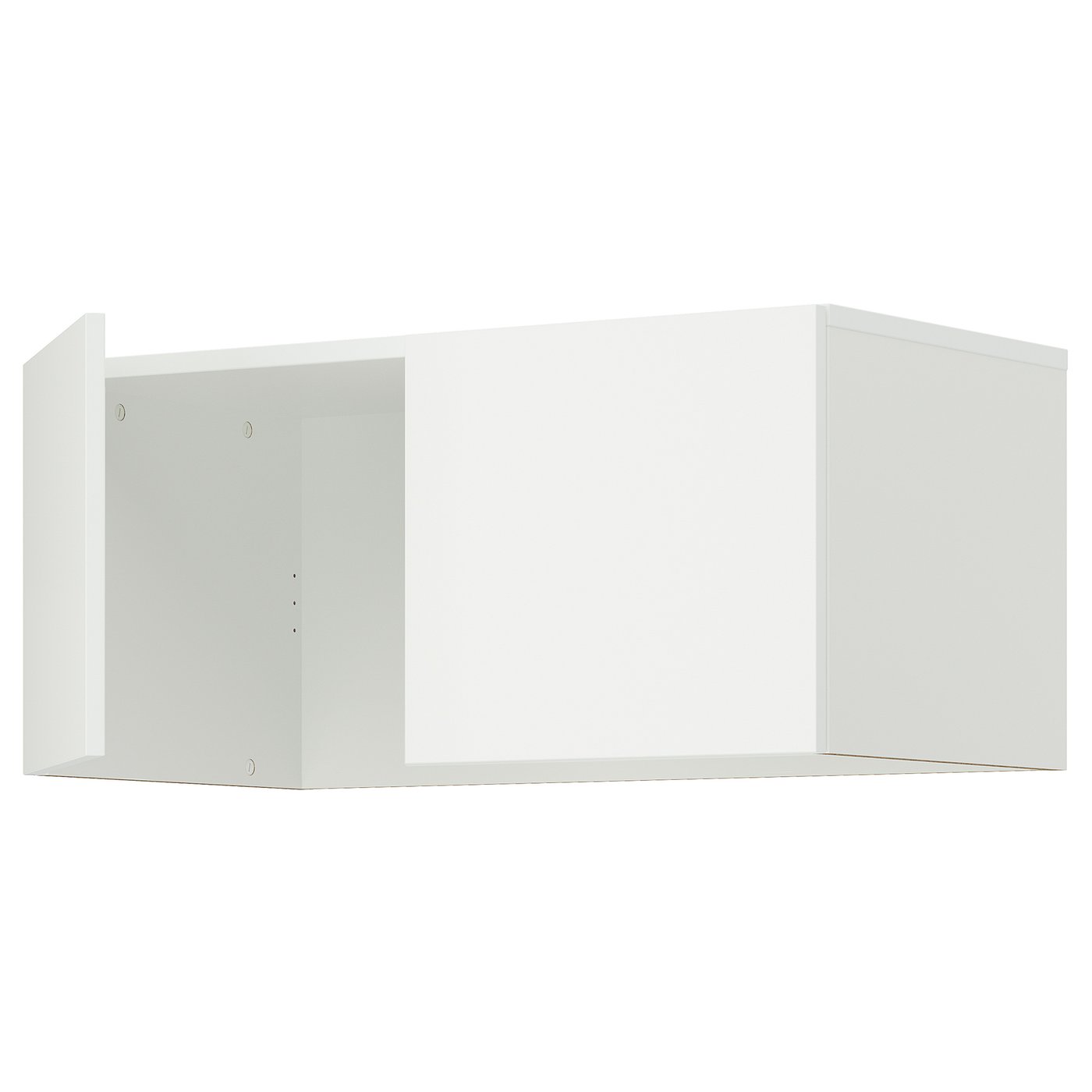 LASTARE height extension unit with doors, white, 80x42x36 cm