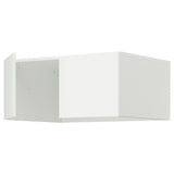 LASTARE height extension unit with doors, white, 80x62x36 cm