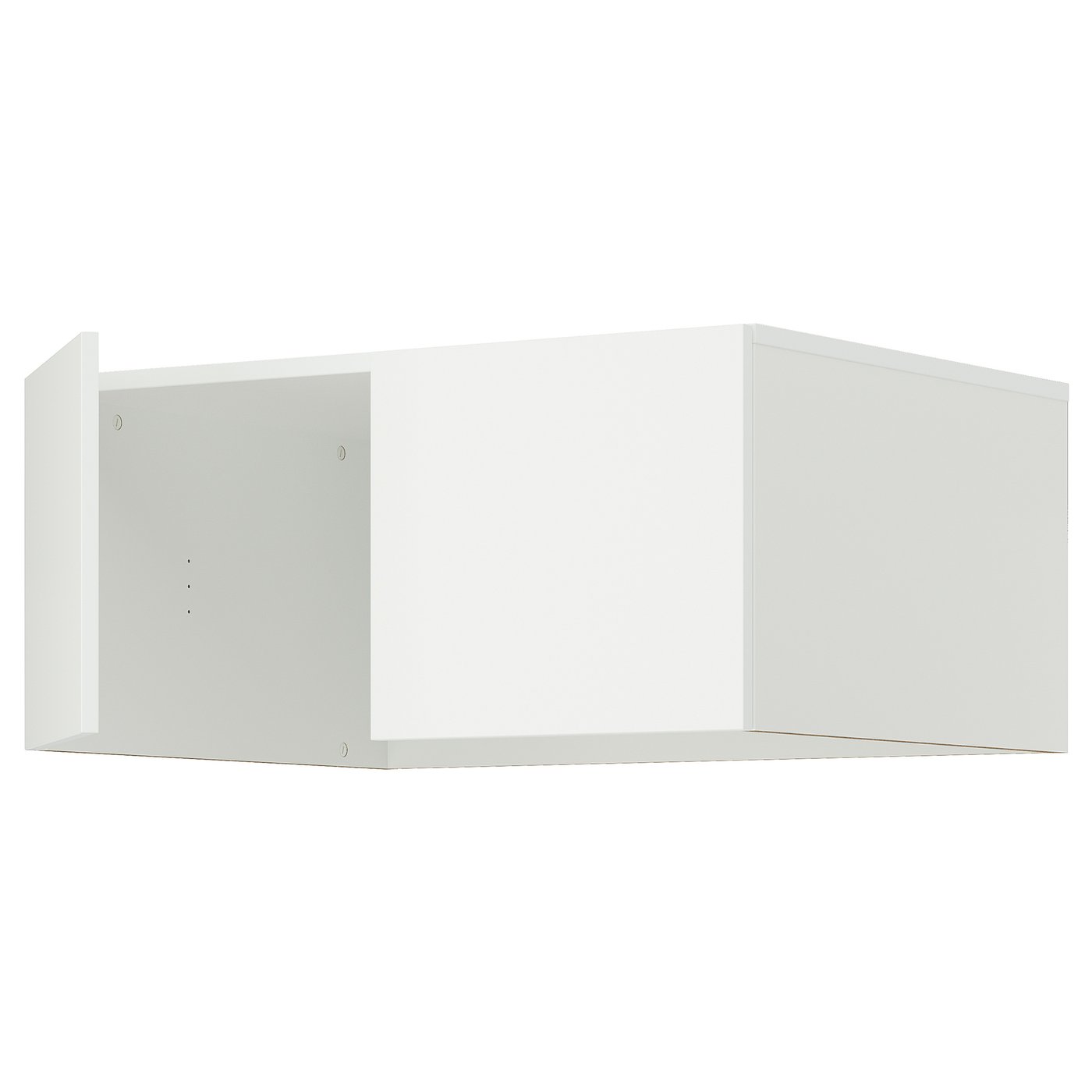 LASTARE height extension unit with doors, white, 80x62x36 cm