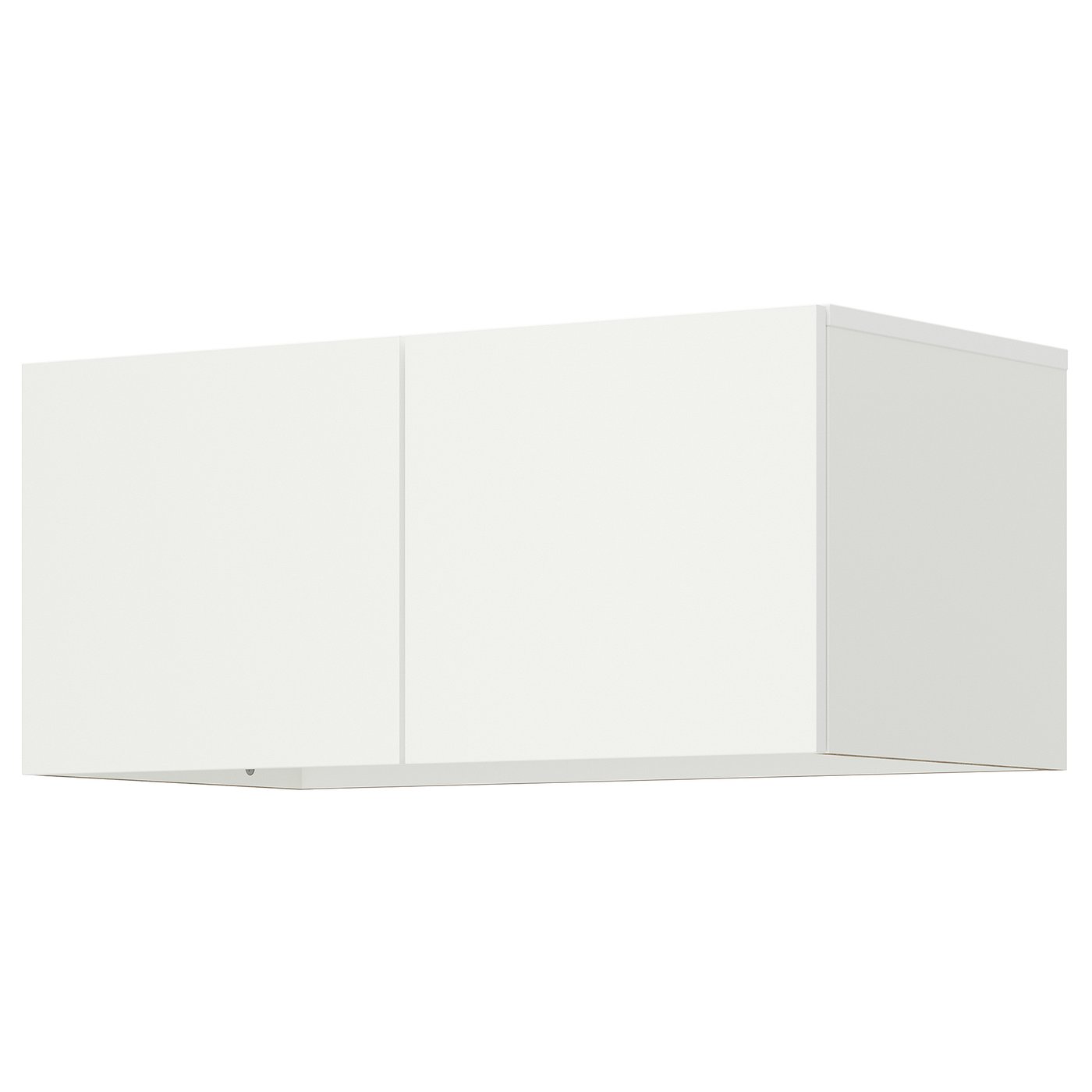 LASTARE height extension unit with doors, white, 80x42x36 cm