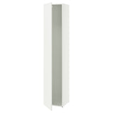 LASTARE frame with door, white, 40x42x200 cm