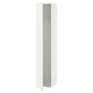 LASTARE frame with door, white, 40x42x200 cm
