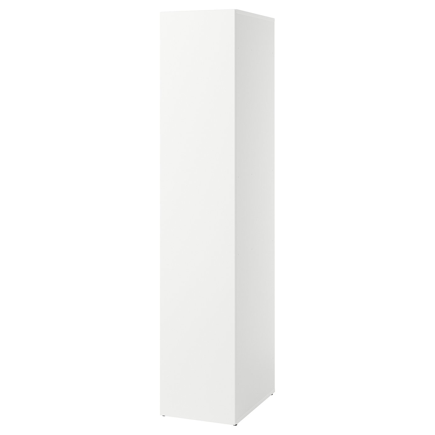LASTARE frame with door, white, 40x62x200 cm