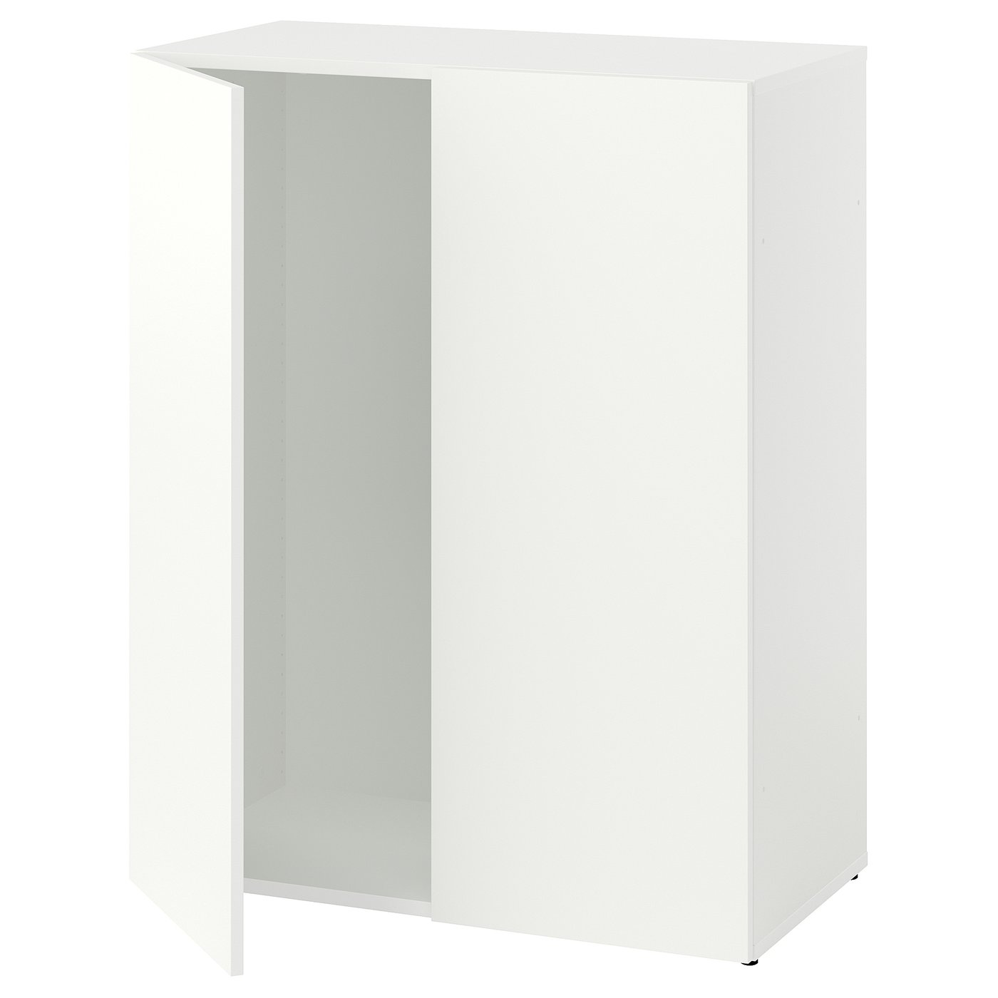LASTARE frame with doors, white, 80x100x42 cm