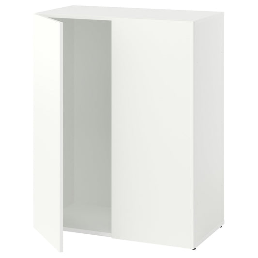 LASTARE frame with doors, white, 80x100x42 cm