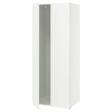 LASTARE frame with doors, white, 80x62x200 cm