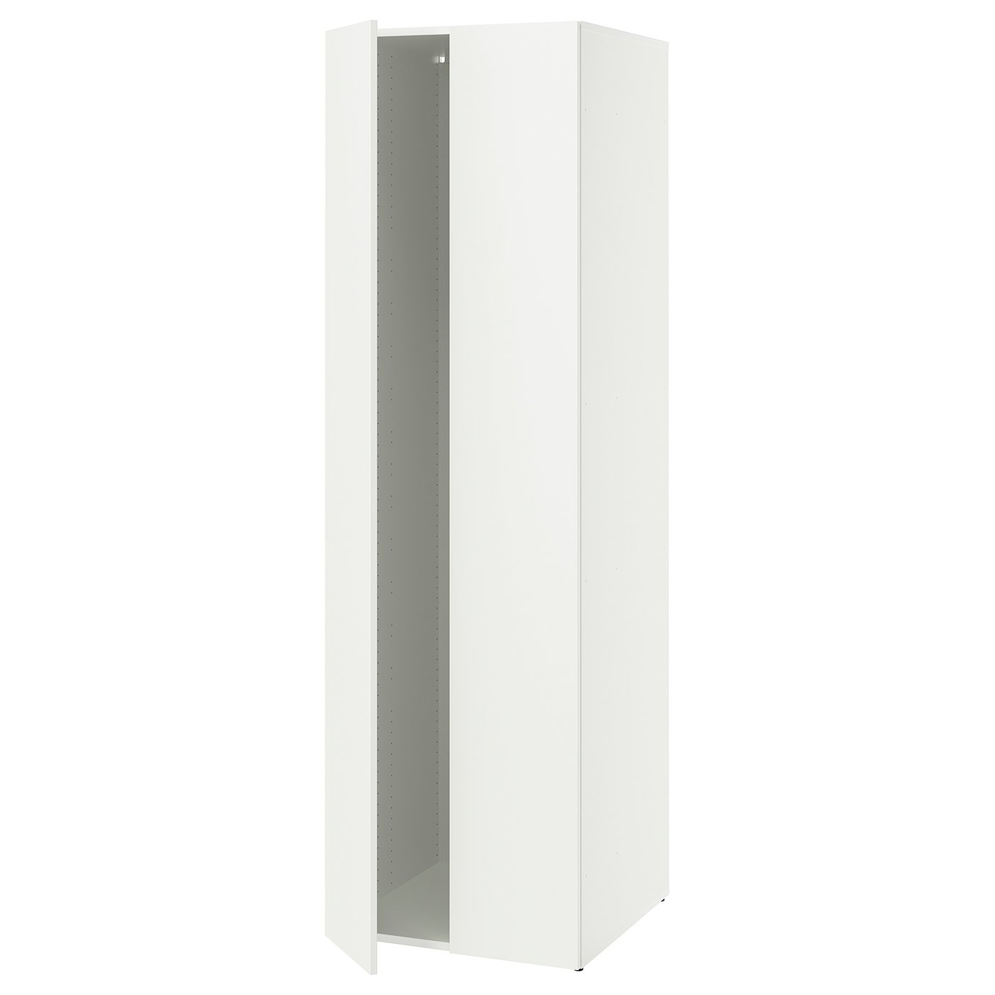 LASTARE frame with doors, white, 60x62x200 cm