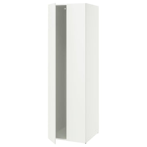 LASTARE frame with doors, white, 60x62x200 cm