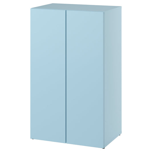 LASTARE frame with doors, blue, 60x42x100 cm