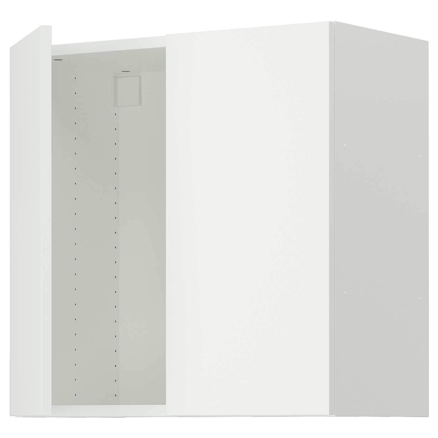 LASTARE wall mounted frame with doors, white, 60x32x60 cm