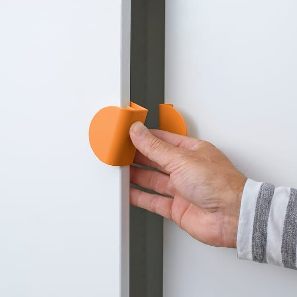 Ikea LATMASK - Clip-on handle, orange,60 mm 2 pcs.