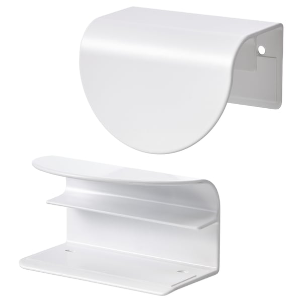 LATMASK clip-on handle, white, 60 mm 2 pack
