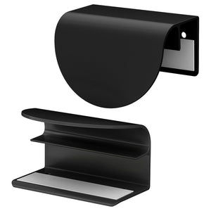 LATMASK clip-on handle, black, 60 mm 2 pack