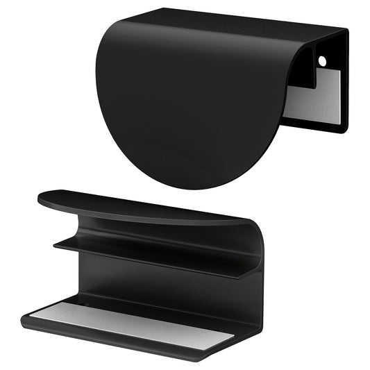 LATMASK clip-on handle, black, 40 mmx60 mm cm