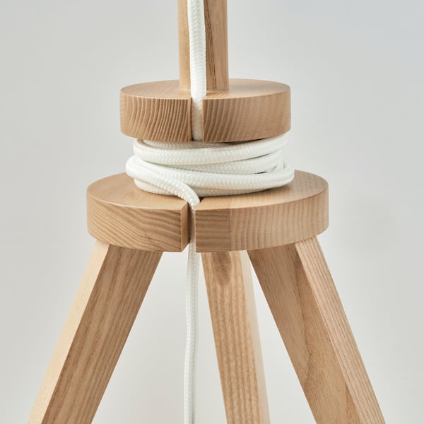 LAUTERS - Table lamp, ash/white ,