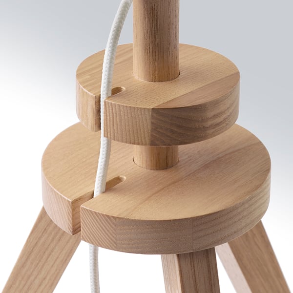LAUTERS - Table lamp, ash/white ,
