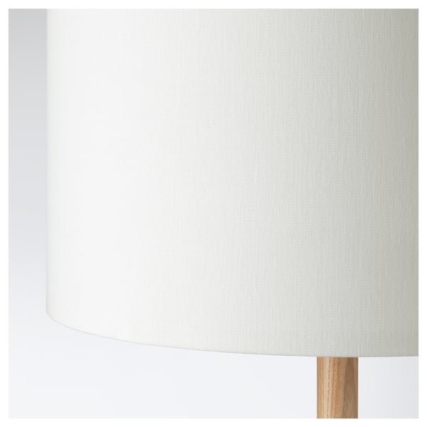LAUTERS floor lamp, ash/white, 62 cm