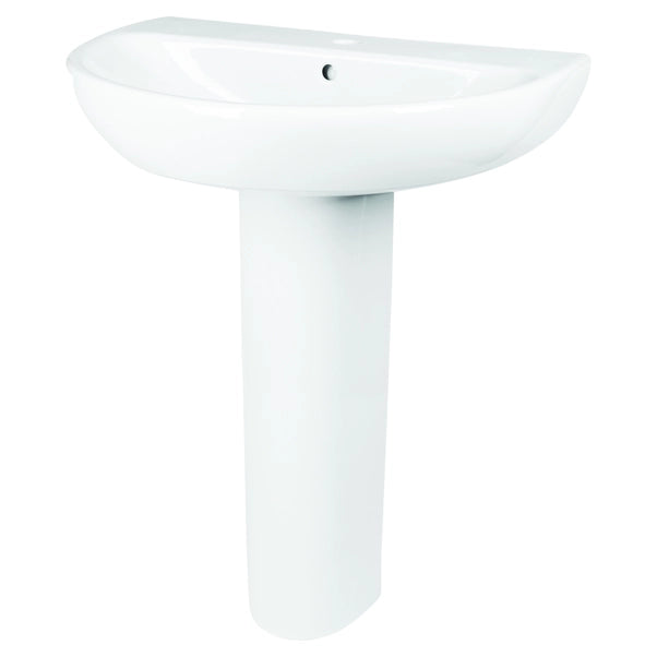 POLA 55 CM WHITE WASHBASIN