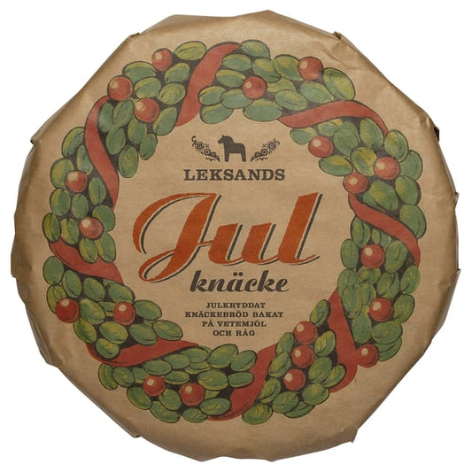 LEKSANDS KNÄCKEBRÖD rye crispbread, round, christmas