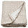 LEN blanket, white beige/dot pattern muslin, 80x100 cm